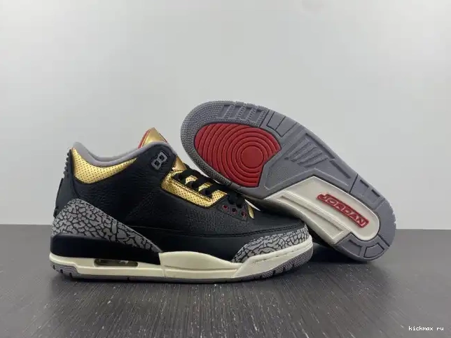 Rep Air Gold WMNS 3 CK9246-067 Jordan Black 0421
